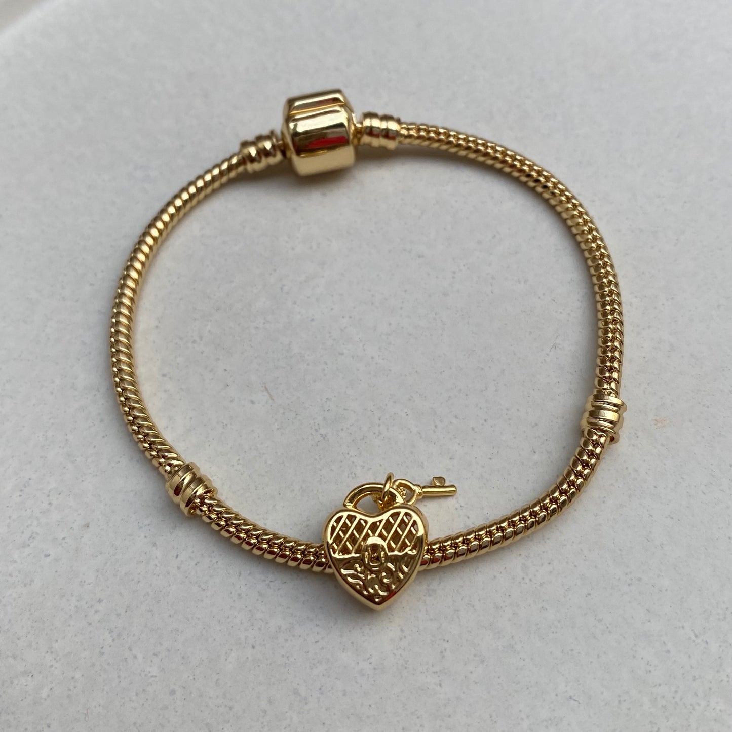 Pulsera llave corazón