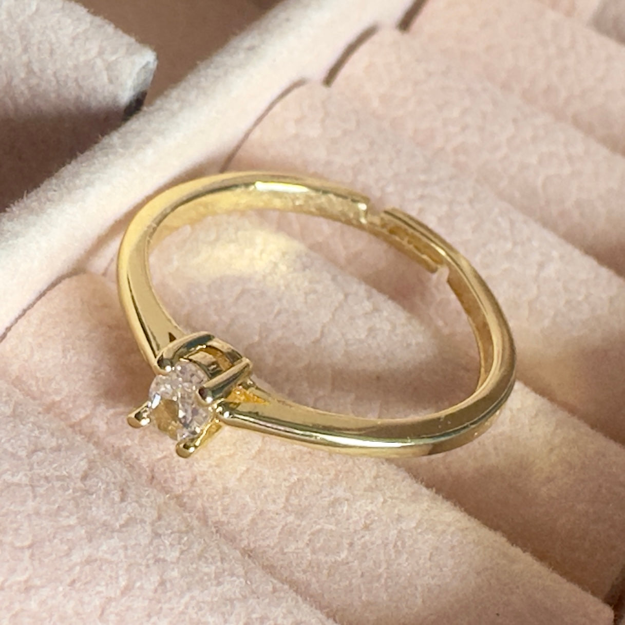 Anillo solitario mini