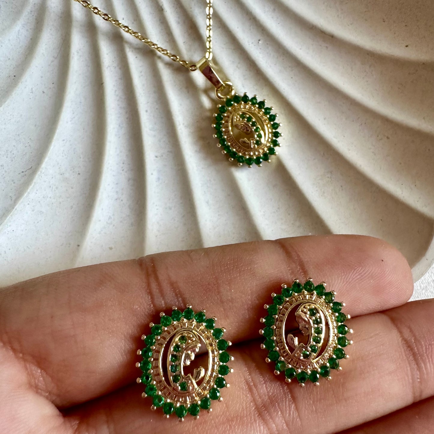 Set Guadalupe Esmeralda