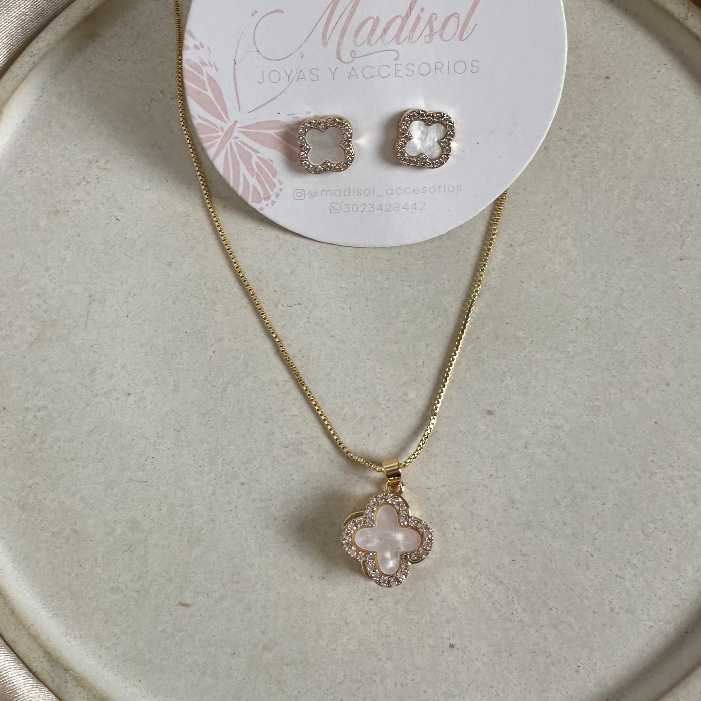 Set trébol giratorio