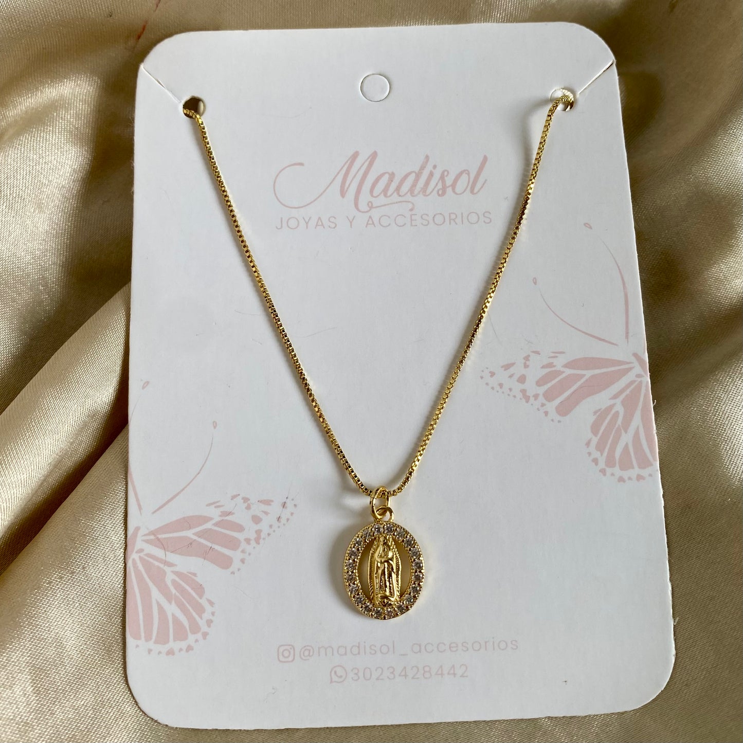 Cadena Guadalupe circones pequeña