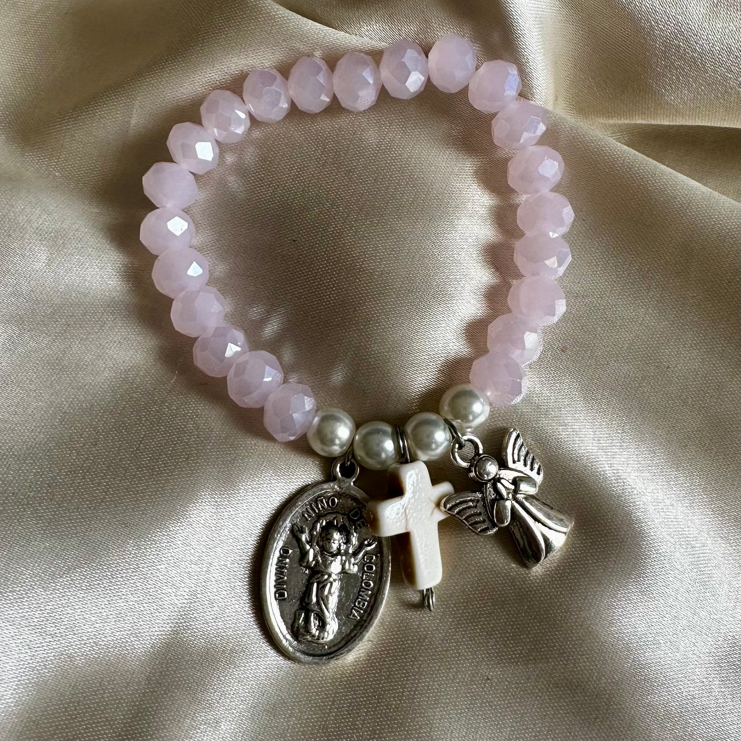 Pulsera divino niño zamak