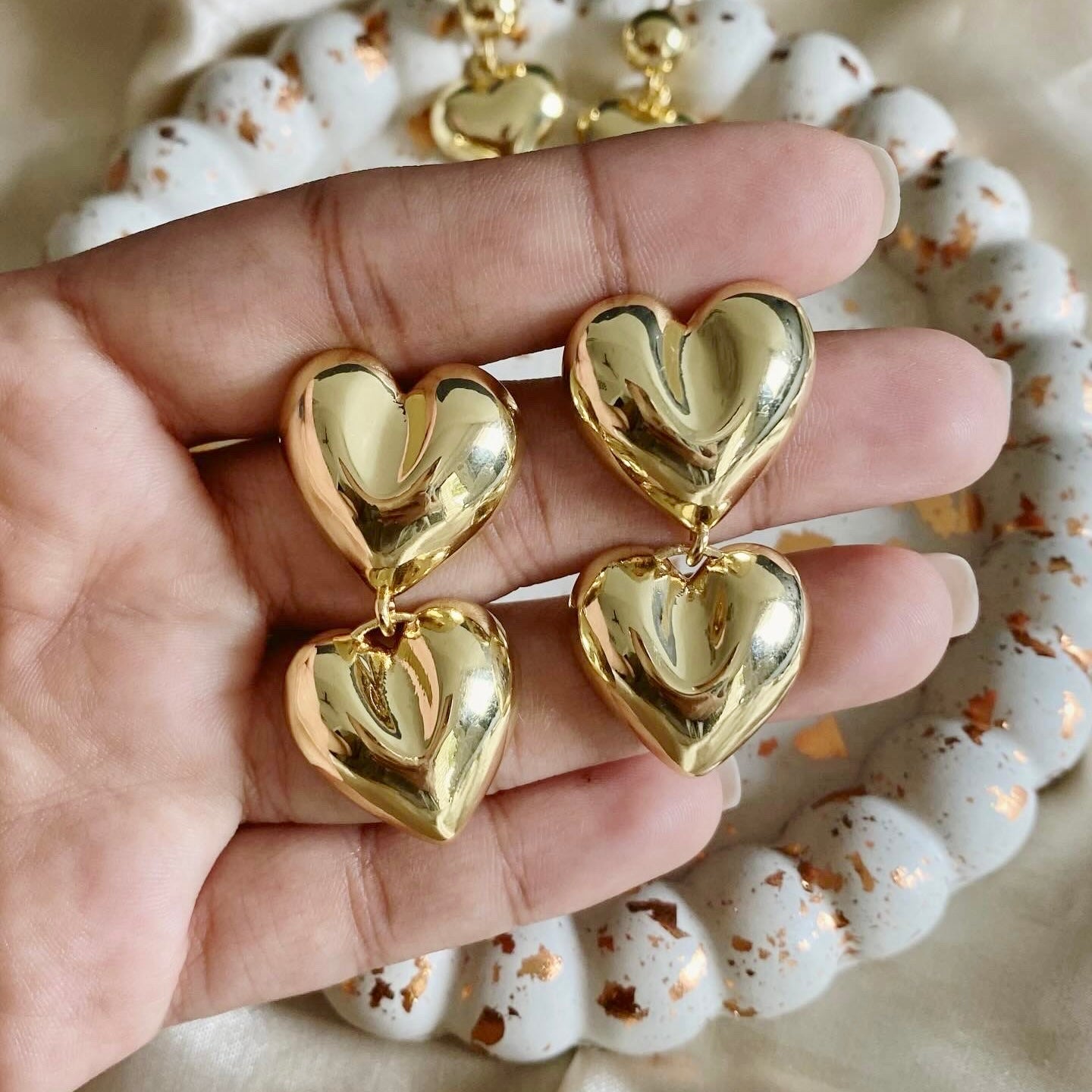 Topos corazon doble englobado