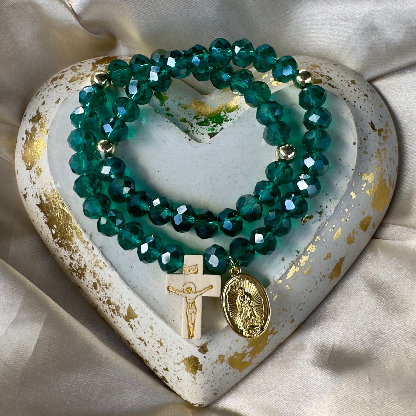 Rosario verde Guadalupe rodio