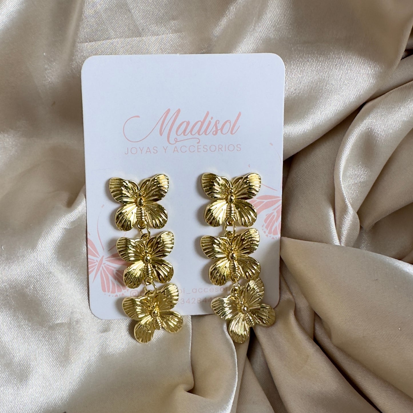 Aretes mariposas