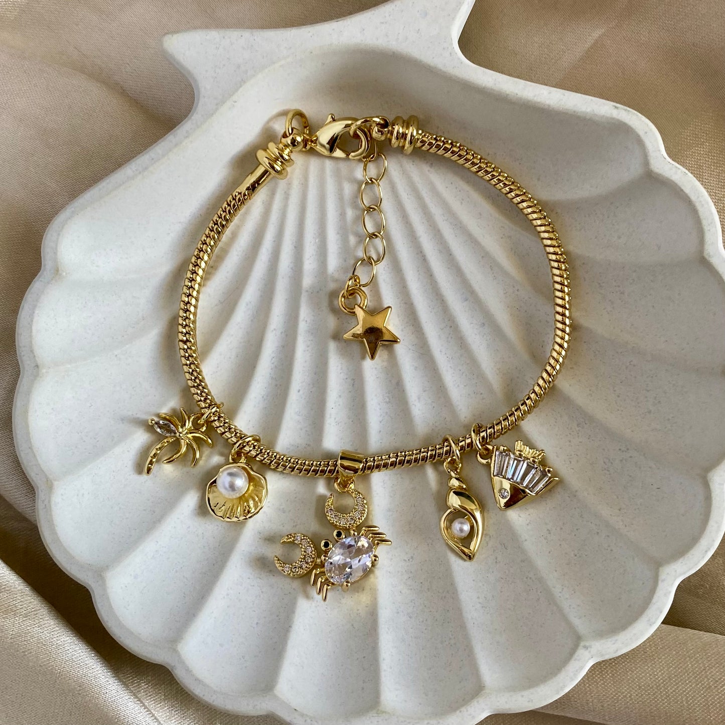 Brazalete mar blanco