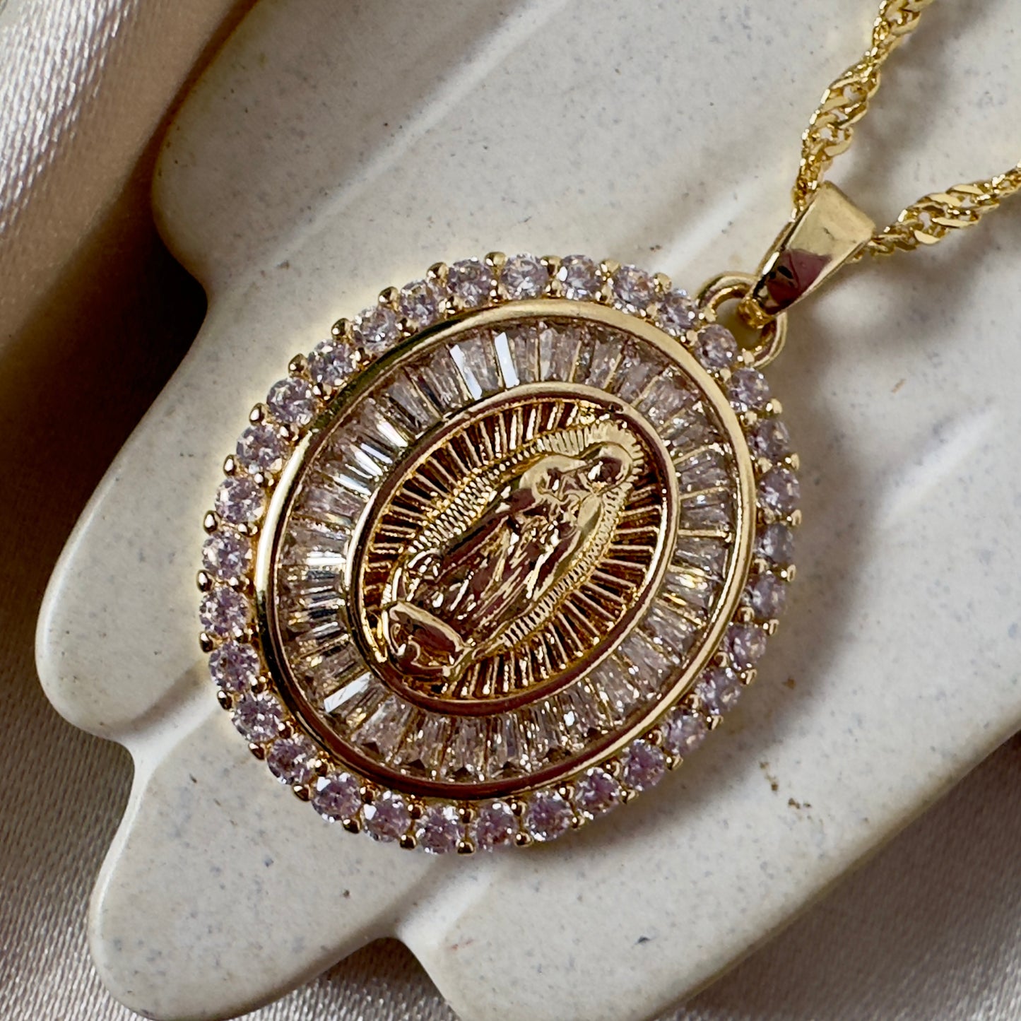 Cadena medalla Guadalupe