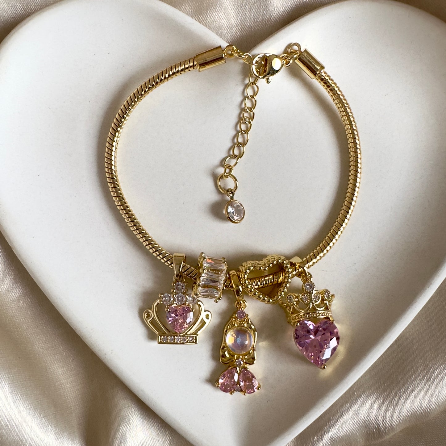 Brazalete princesa rosa