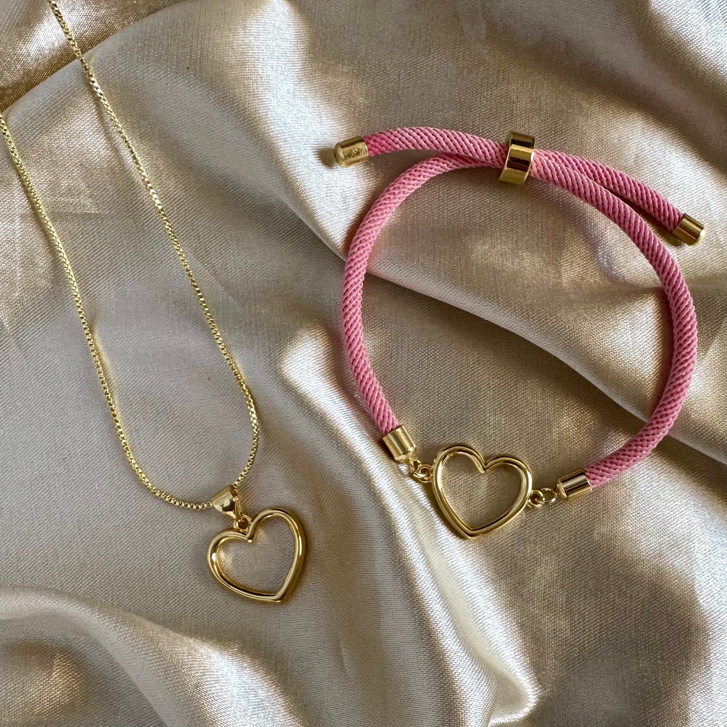 Set corazón silueta