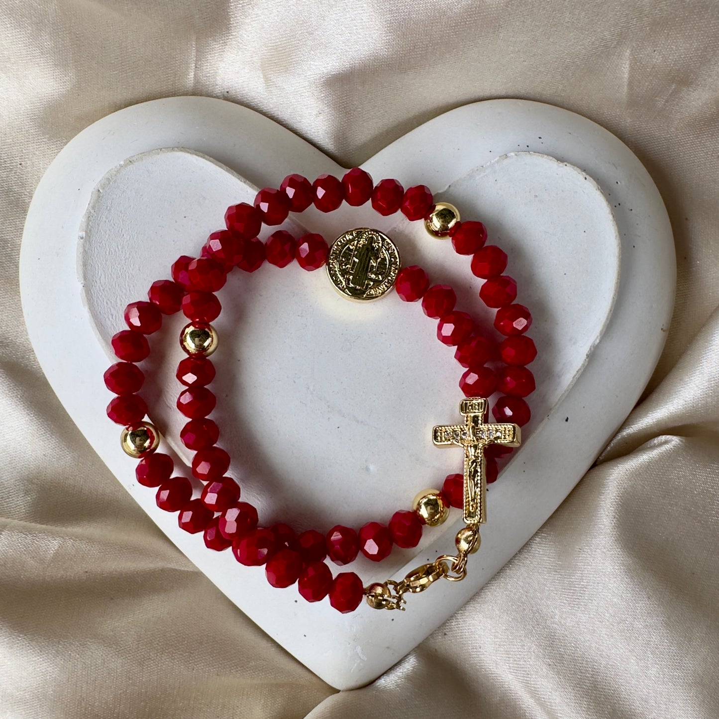 Rosario pulsera San Benito