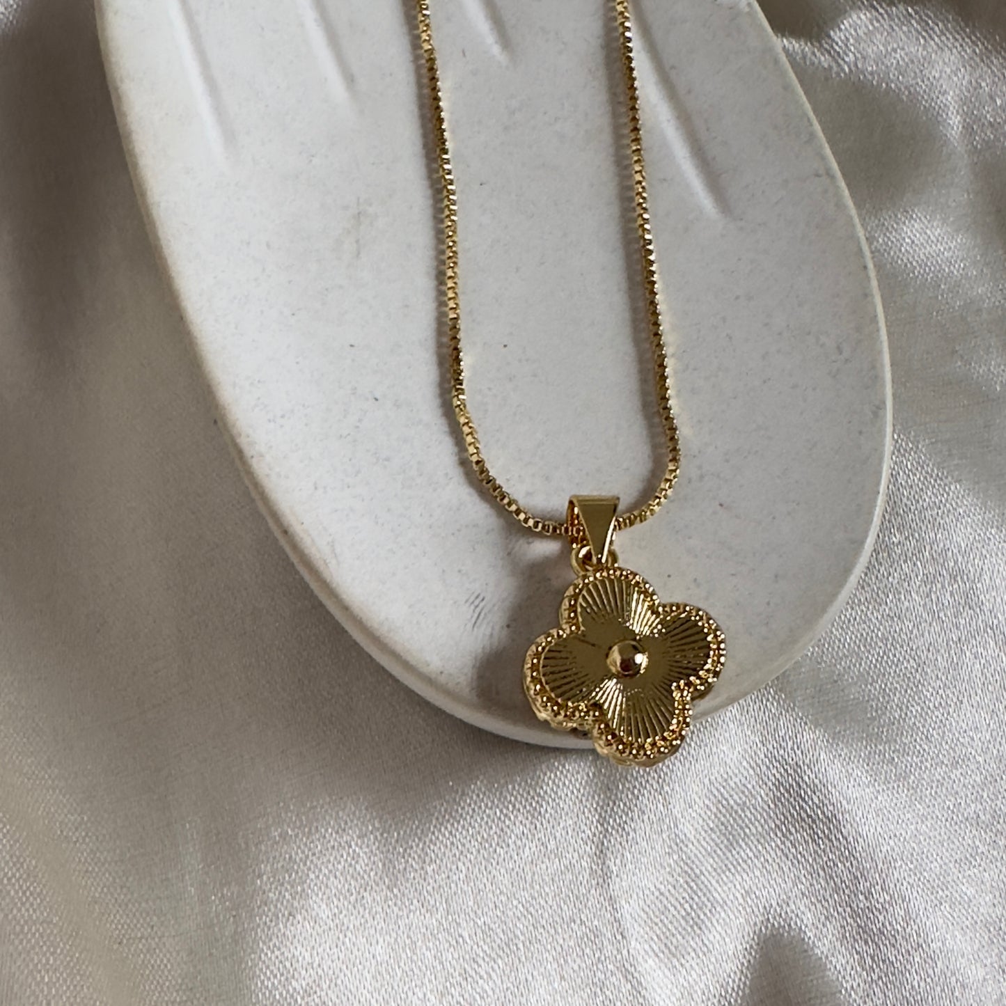 Cadena trébol doble uso