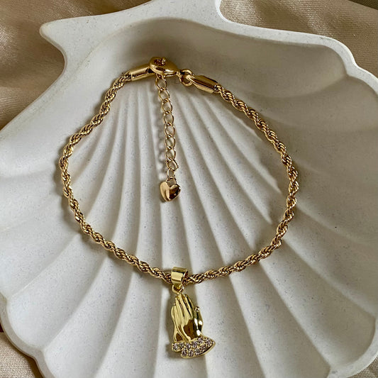 Pulsera cordón oración
