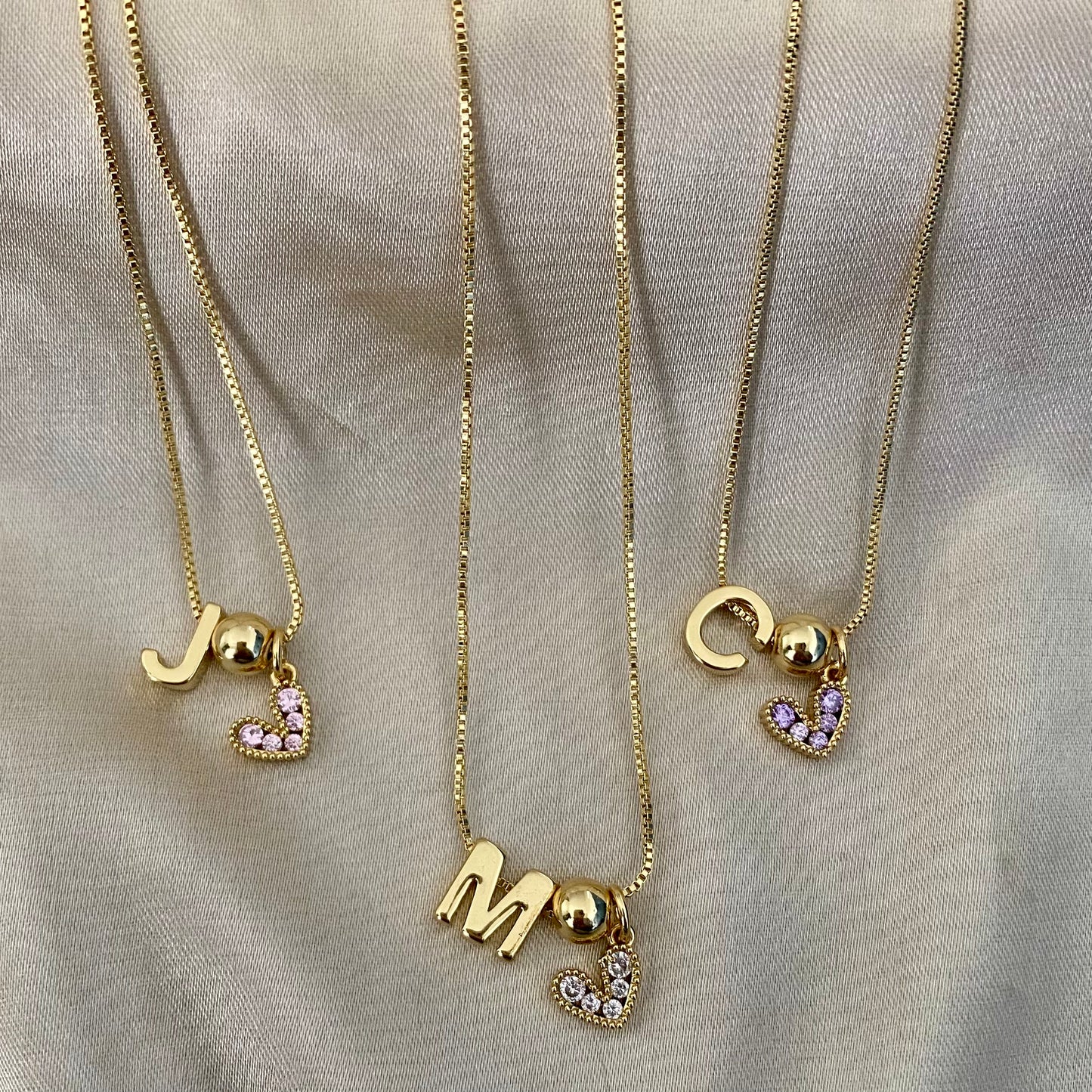 Cadena personalizada corazón