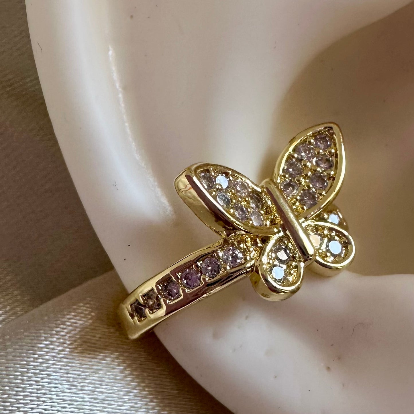 Earcuff mariposa circones