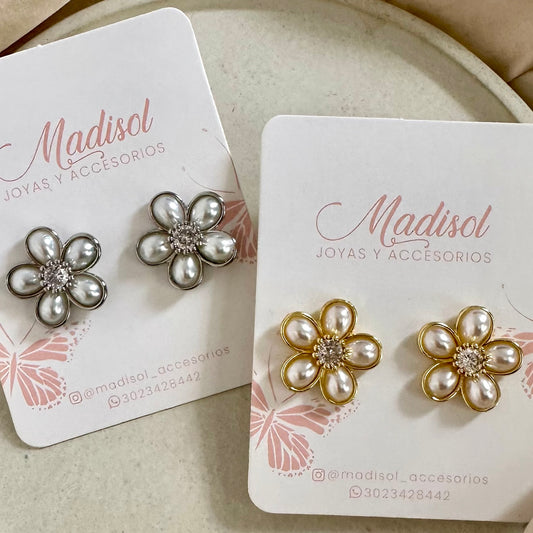 Topos flores perla