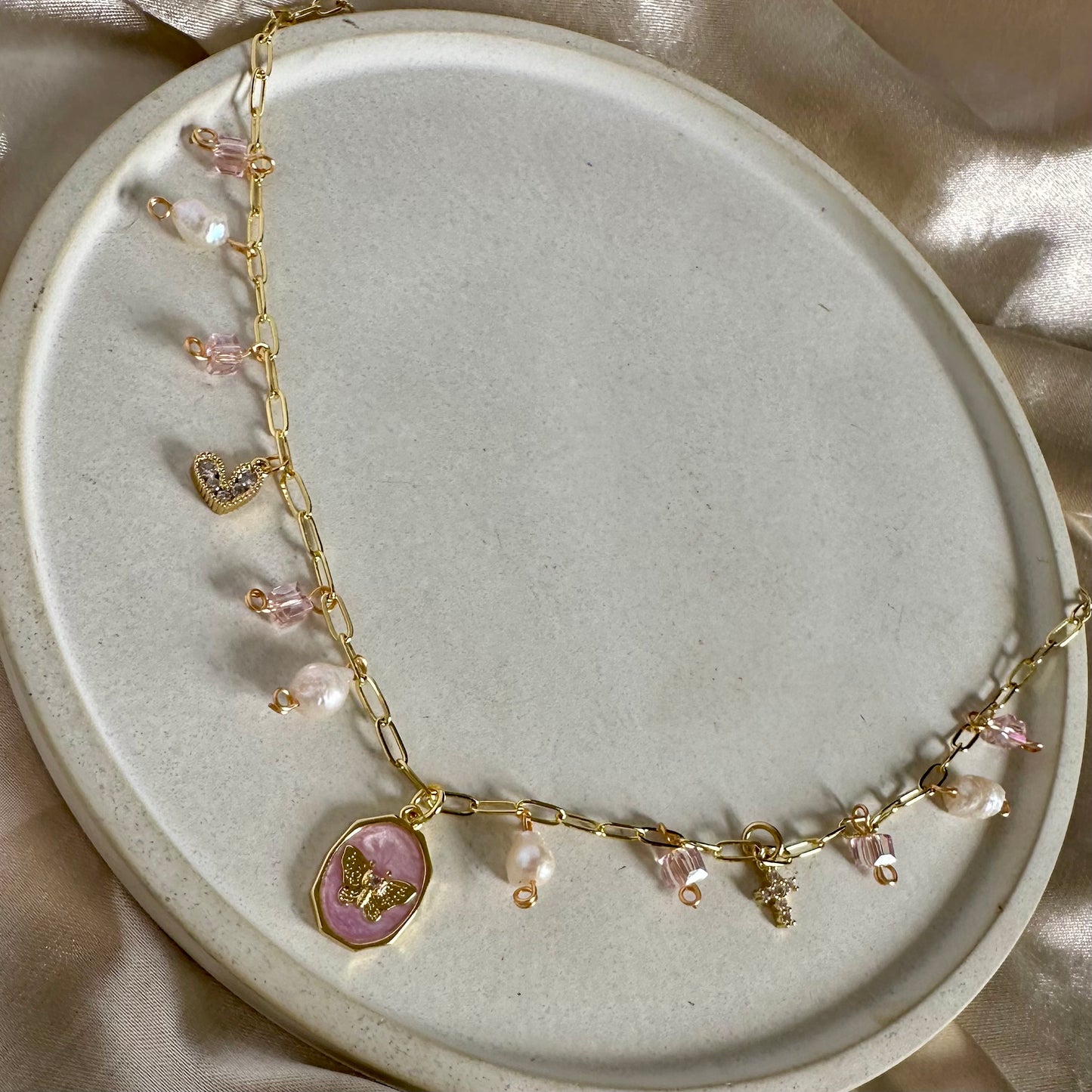 Cadena multidijes rosa
