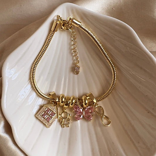 Pulsera sueño rosa