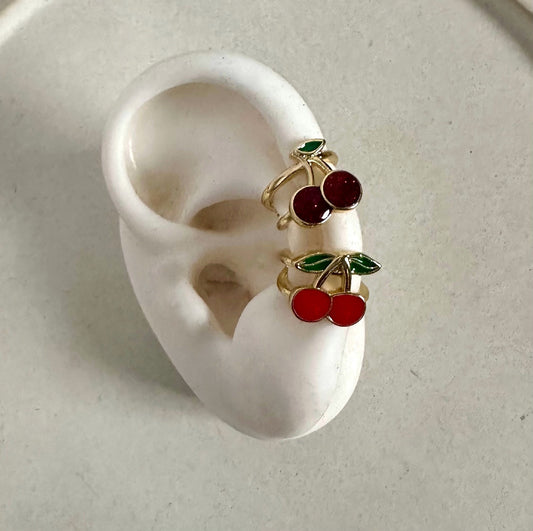 Earcuffs cerezas