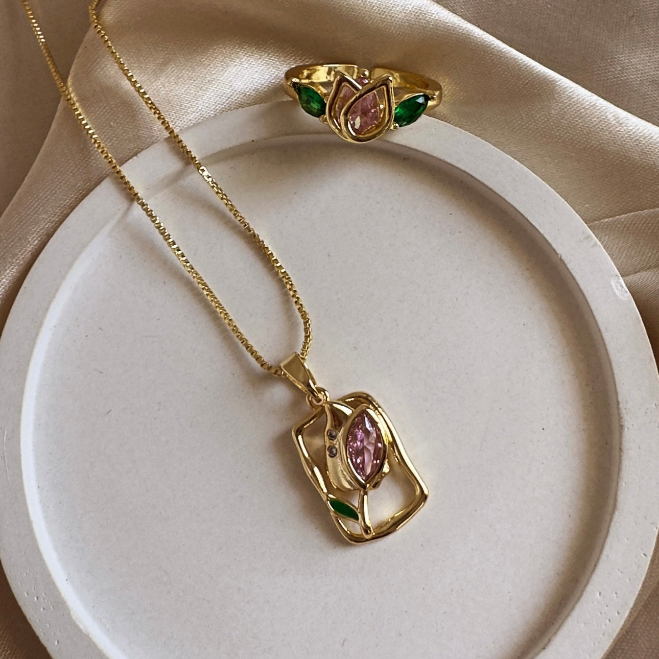 Set tulipán rosa
