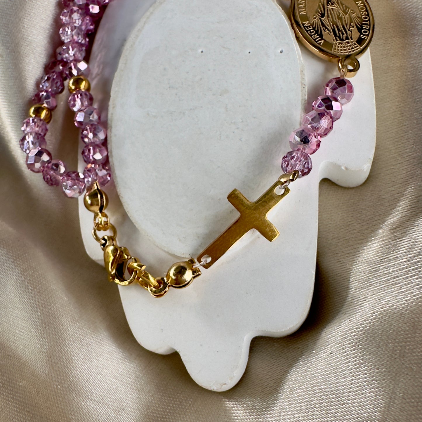Rosario pulsera acero Milagrosa