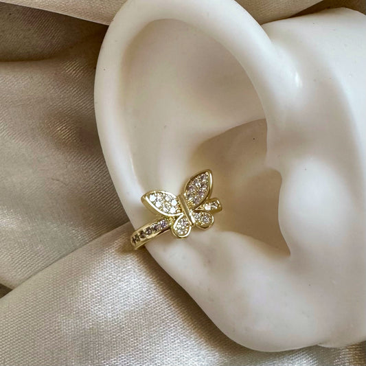 Earcuff mariposa circones