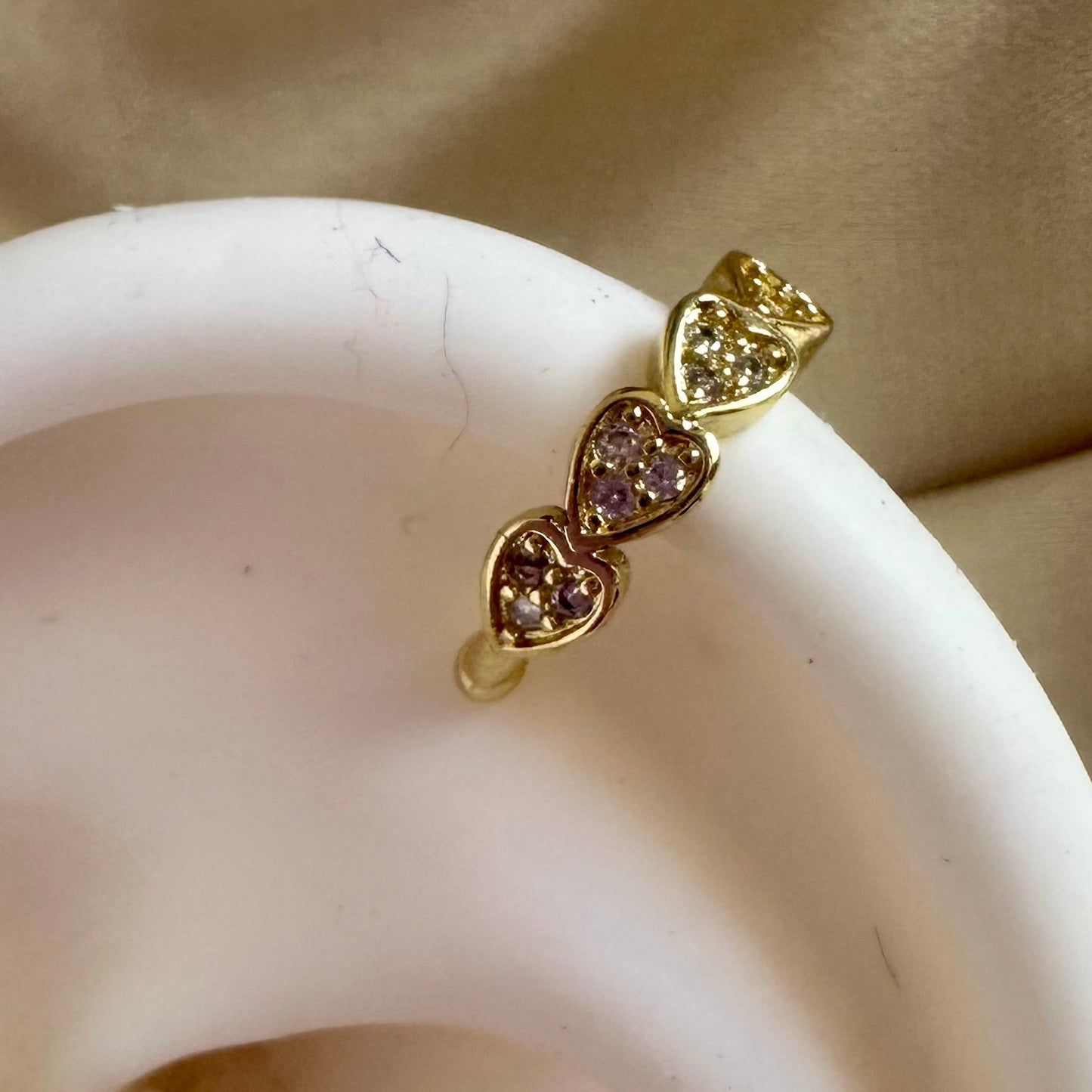 Earcuff corazones