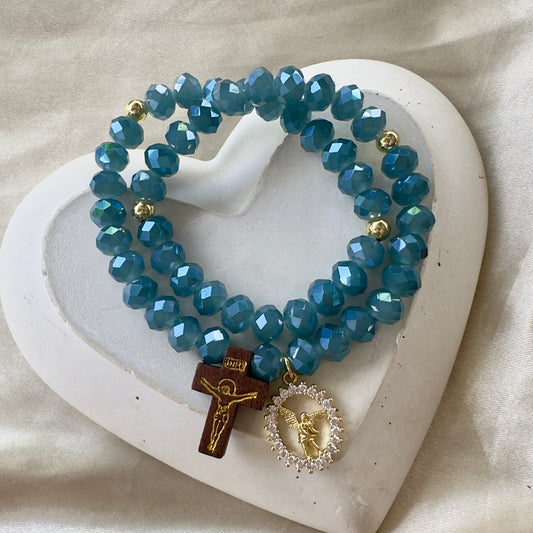 Rosario San Miguel Arcángel azul