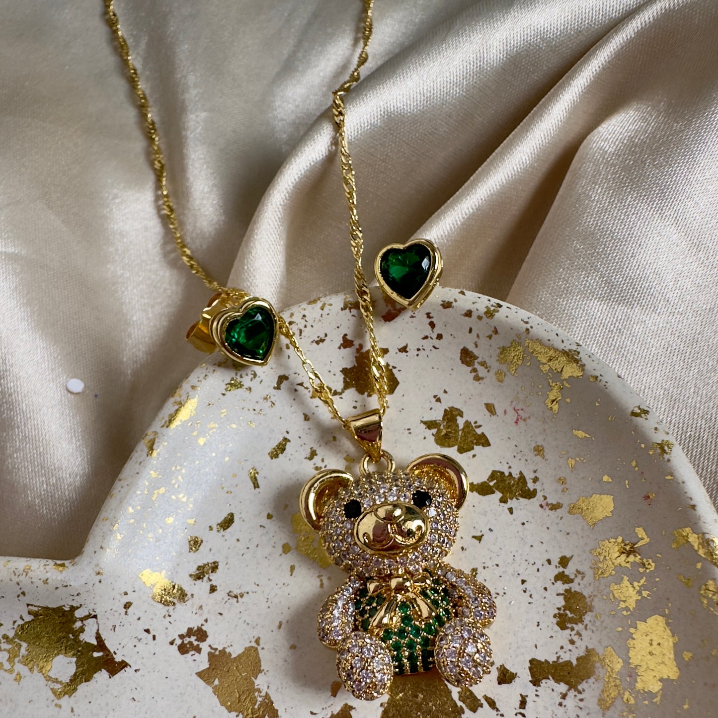 Set Maxioso verde corazon