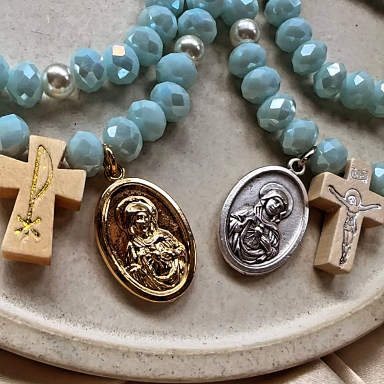 Rosario de mano inmaculado corazón