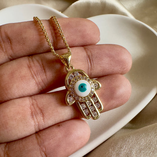 Cadena manito ojo