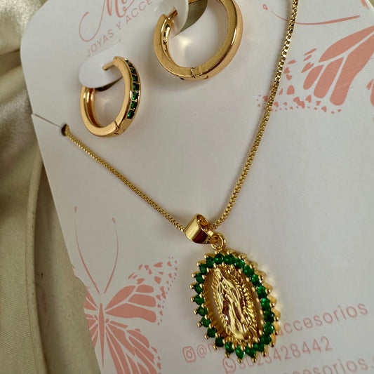 Set virgen esmeralda