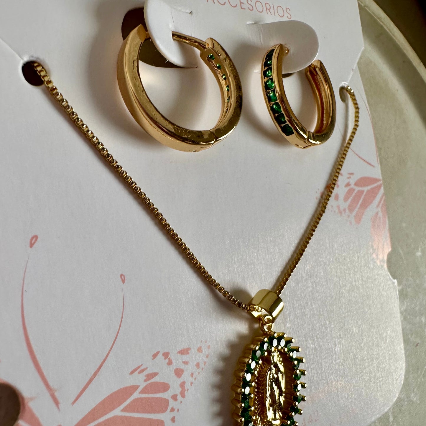 Set virgen esmeralda