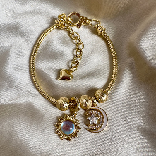 Brazalete sol luna estrellita