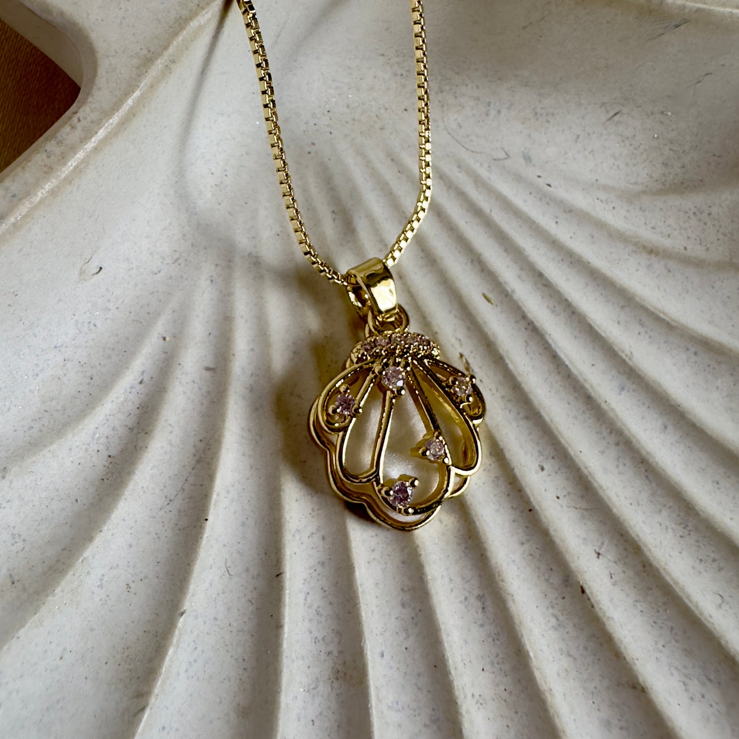 Cadena doble dije Conchita