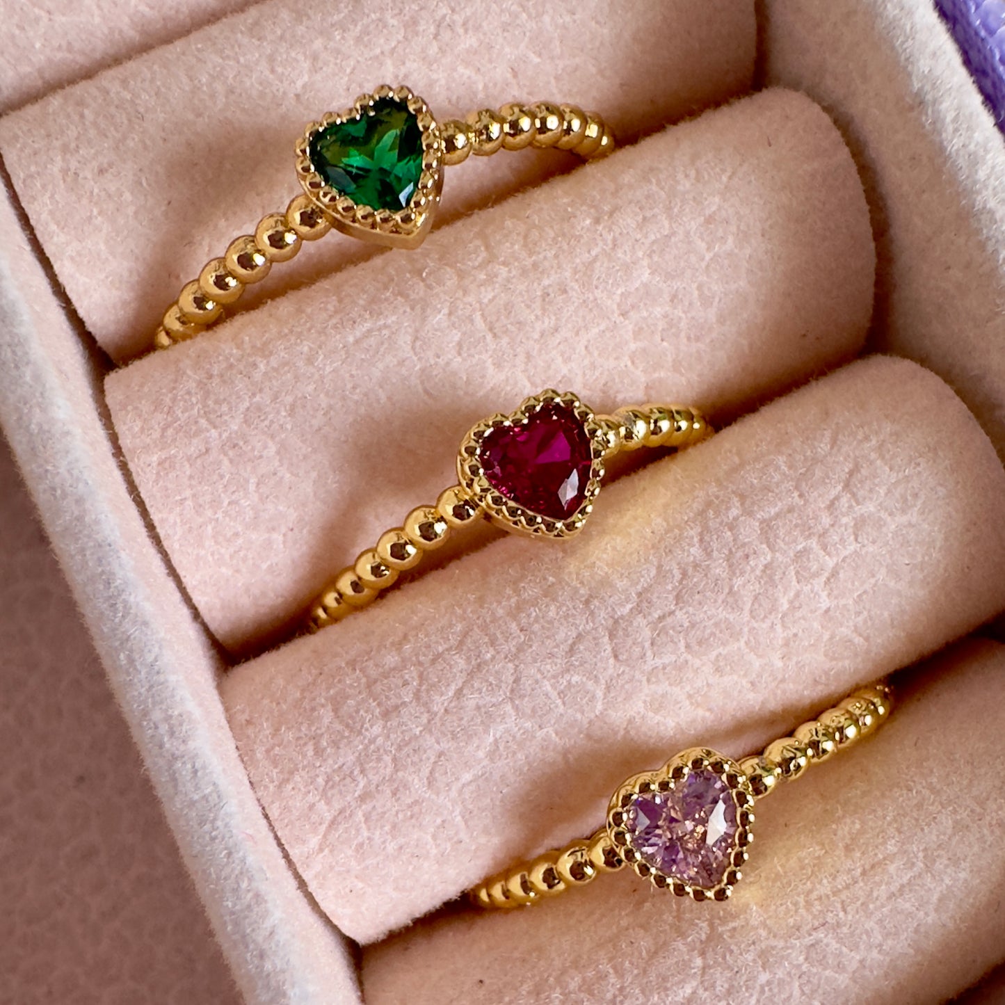 Anillo mini corazón