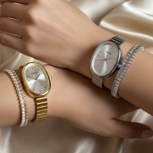 Set Reloj óvalo