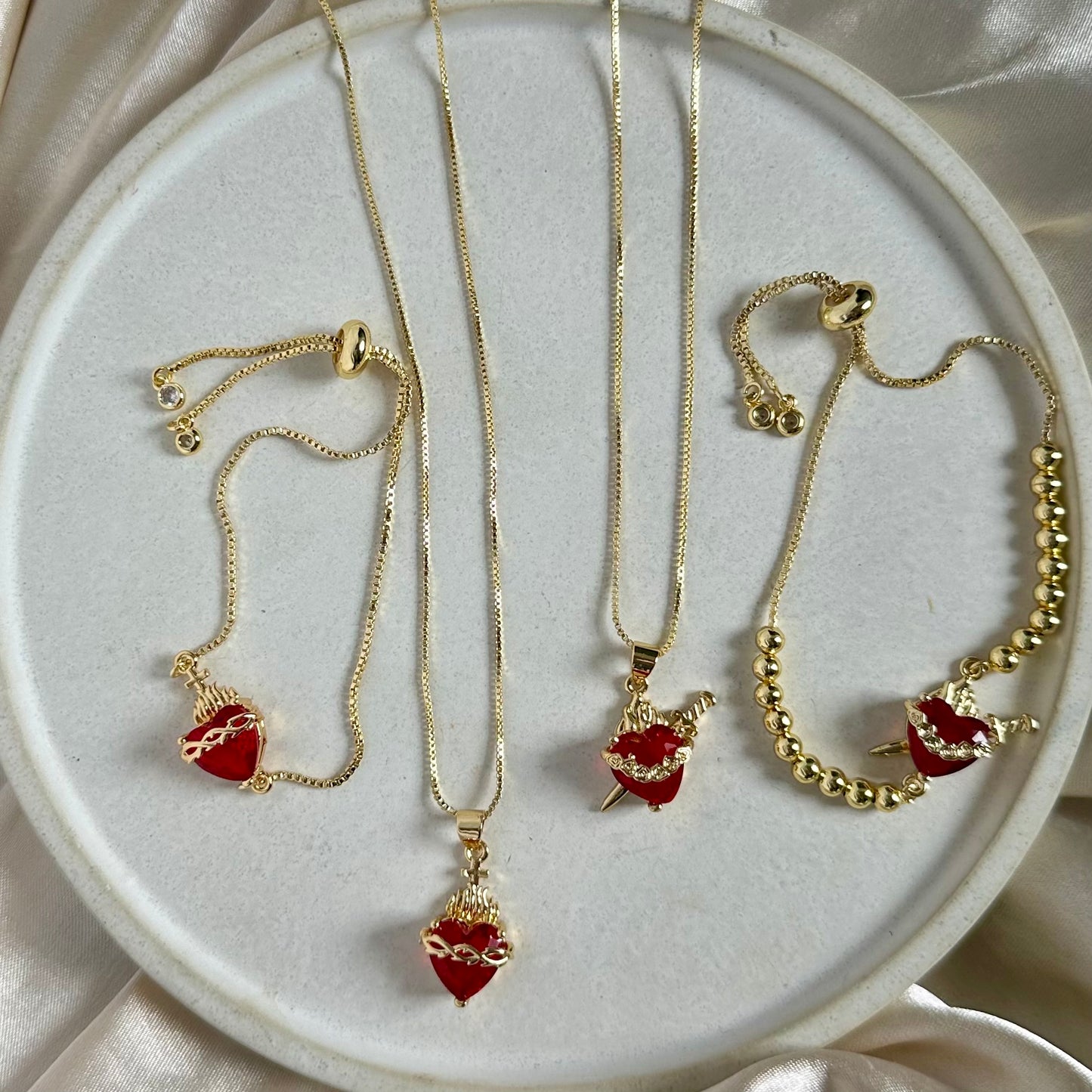 Set sagrado e inmaculado corazón