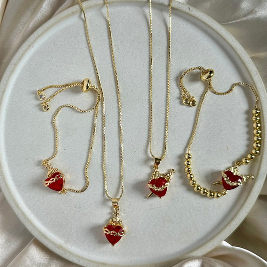 Set sagrado e inmaculado corazón