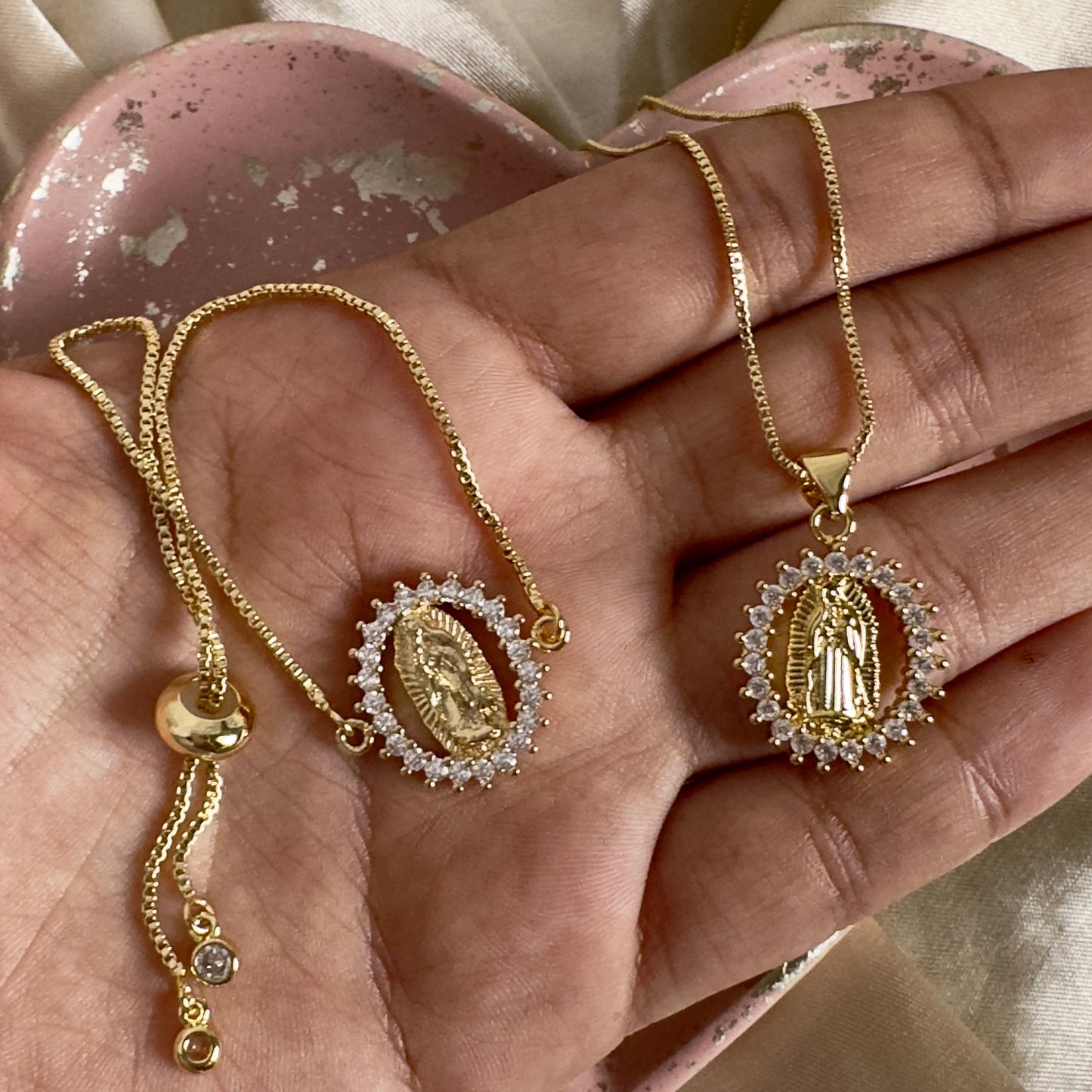 Set virgen ovalada