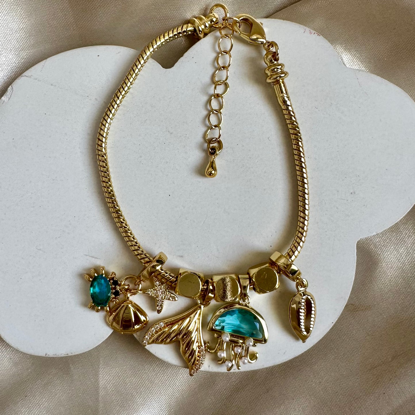 Pulsera multidijes azul