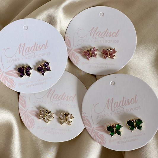 Topos mariposa cristal