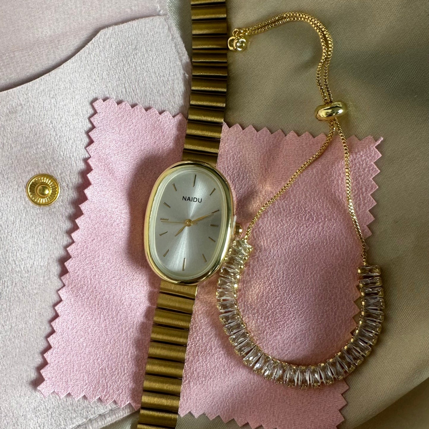 Set Reloj óvalo