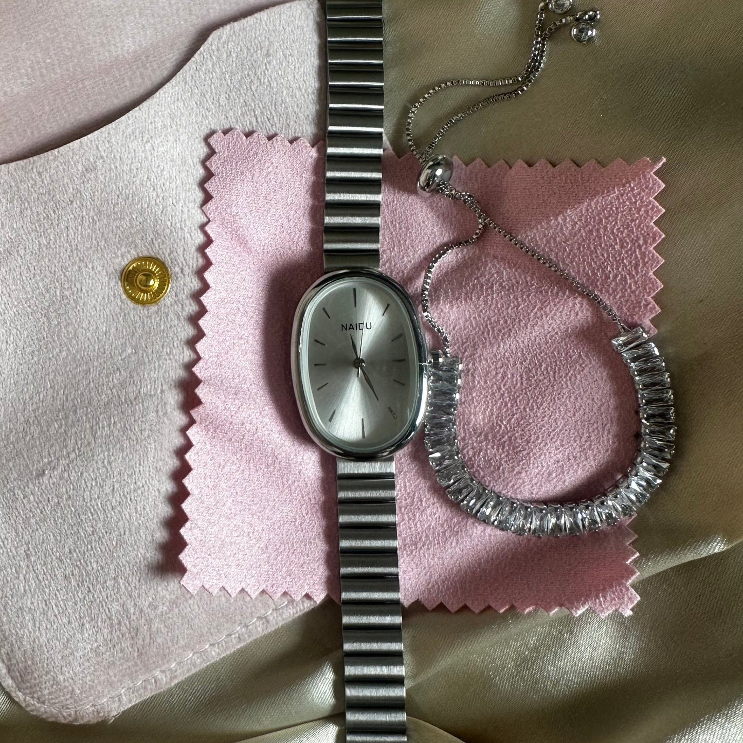 Set Reloj óvalo