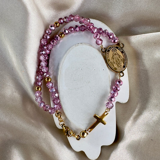 Rosario pulsera acero Milagrosa