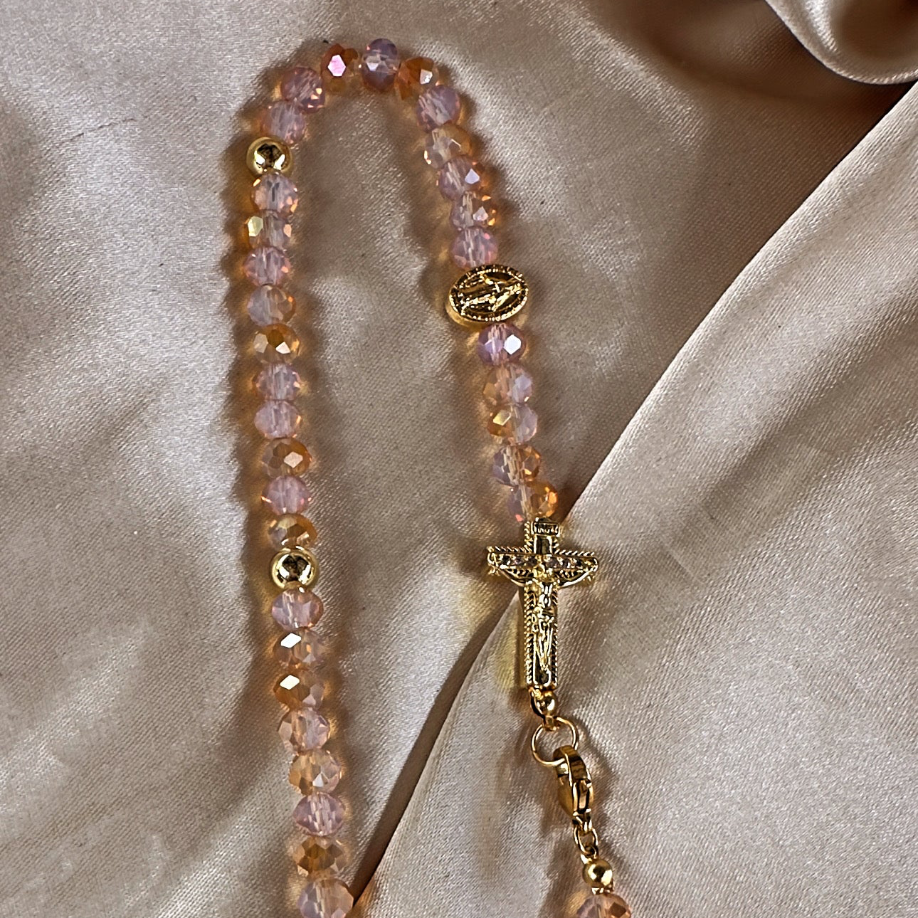 Rosario pulsera bitono