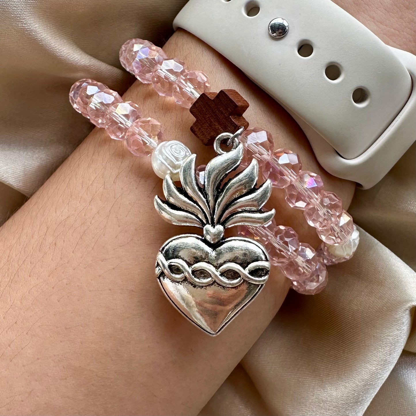 Rosario Rosa sagrado corazón