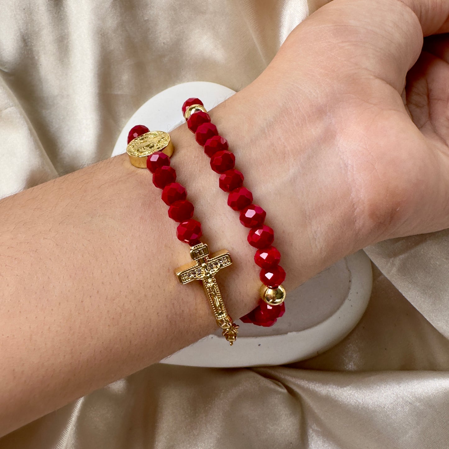 Rosario pulsera San Benito