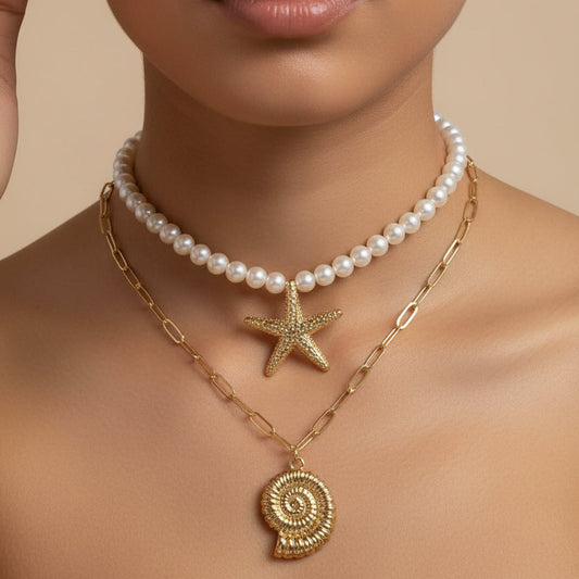 Set collares inspiración mar
