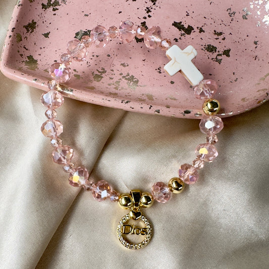 Denario pulsera Dios