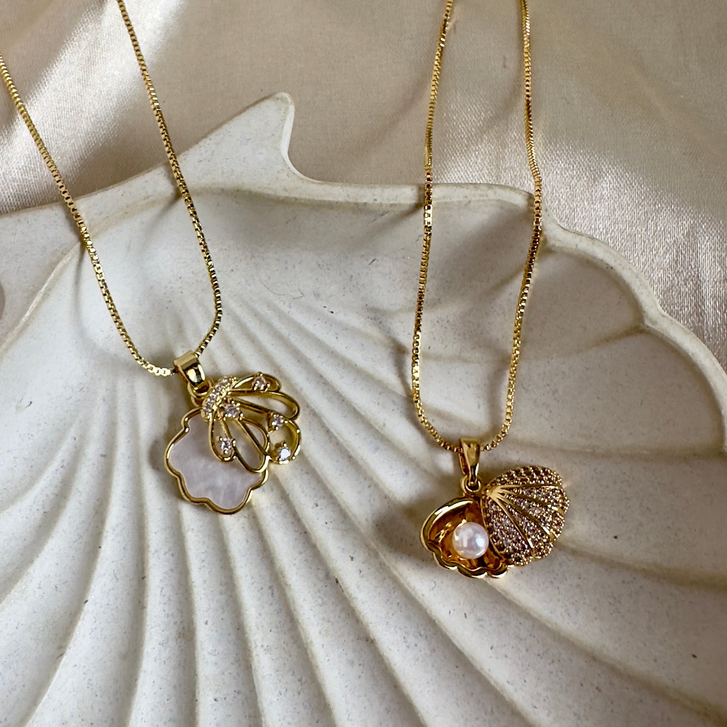 Cadena doble dije Conchita